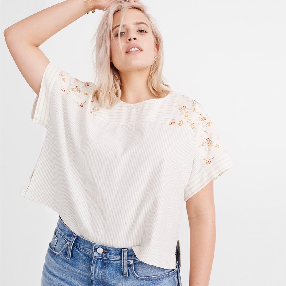 Madewell The New Denim Project Railroad Blouse XXL